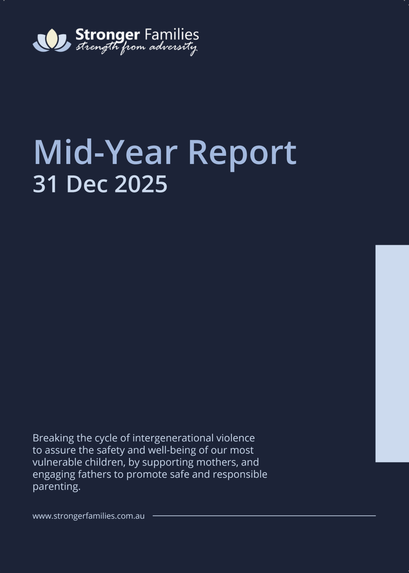 Stronger Families 2024 Annual Report